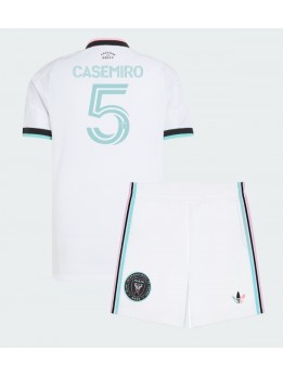 Inter Miami Casemiro #5 Replika Tredje Kläder Barn 2026-27 Kortärmad (+ byxor)